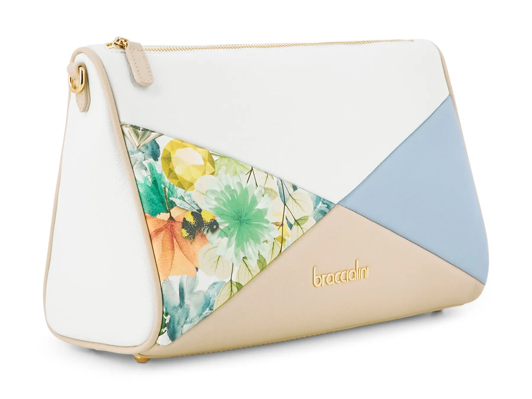 BRACCIALINI HANDBAGS white floral Best