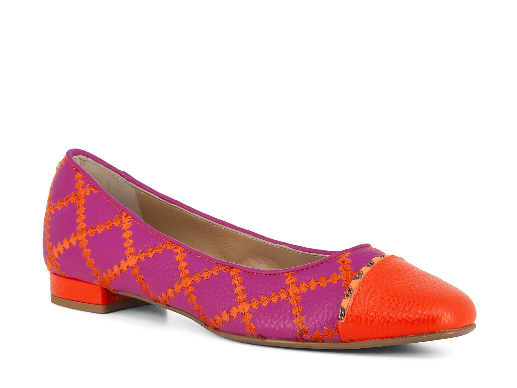 PETER SHEPPARD orange~pink multi New