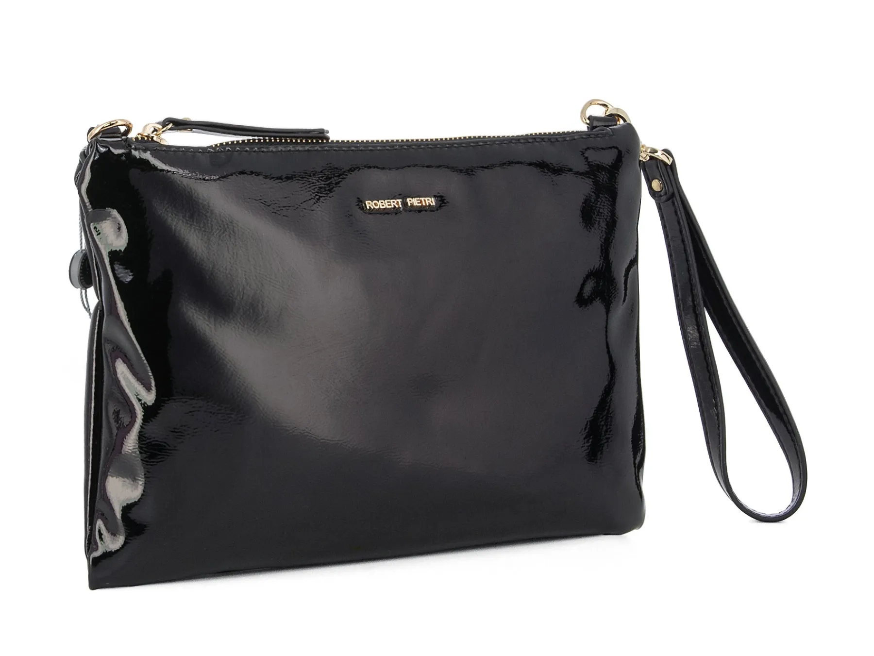 ROBERT PIETRI HANDBAGS black hi shine Fashion