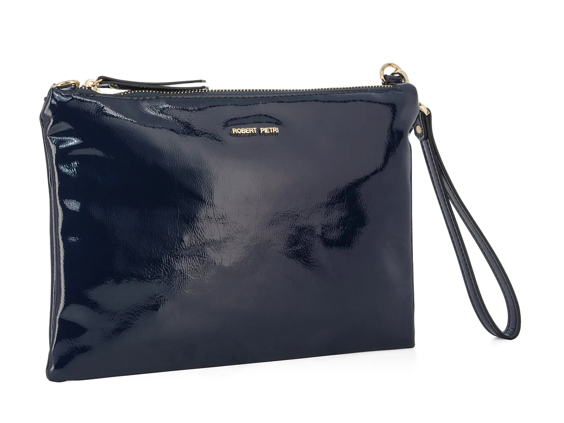 ROBERT PIETRI HANDBAGS navy hi-shine Shop