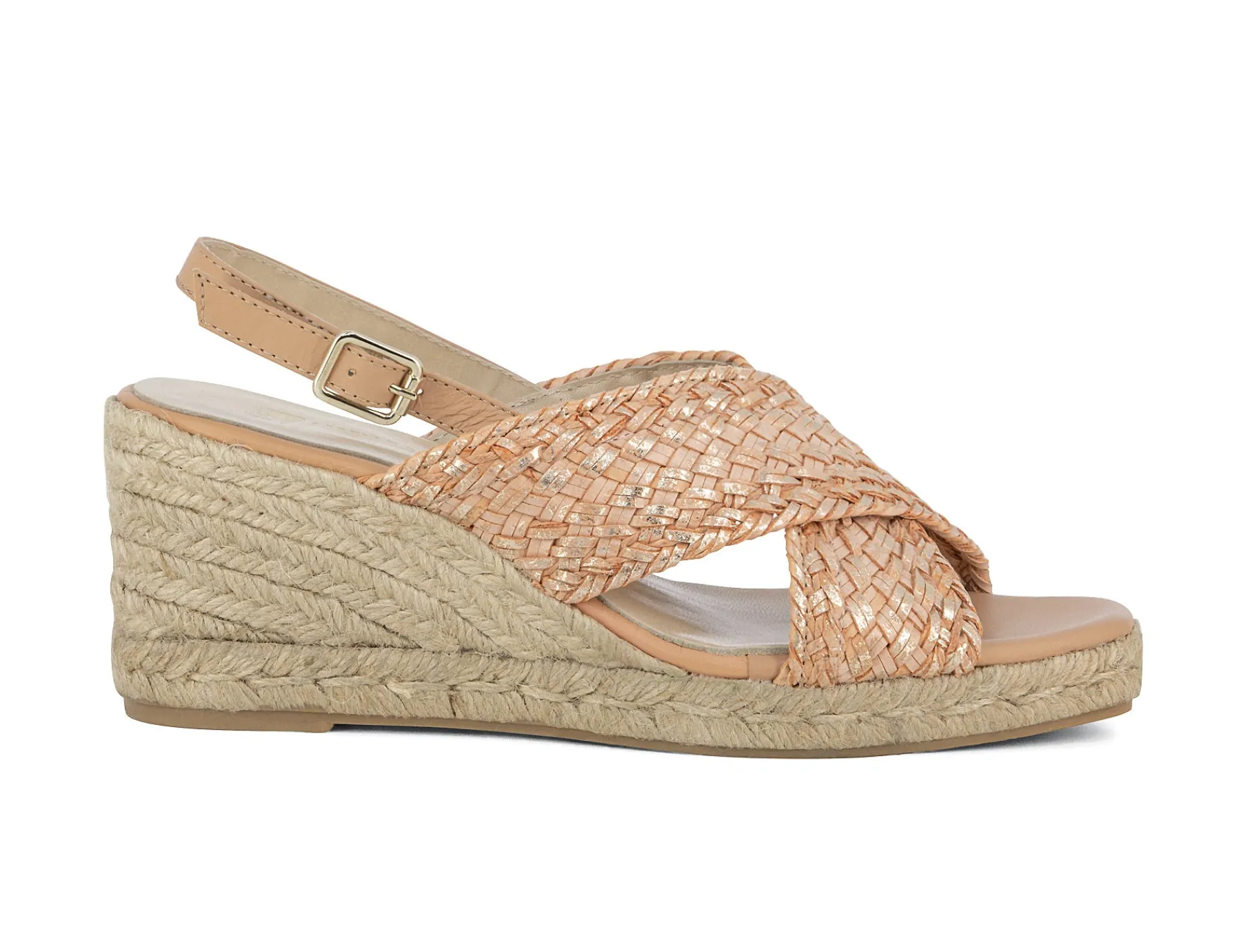 SORELLE BENSONI blush metallic Flash Sale